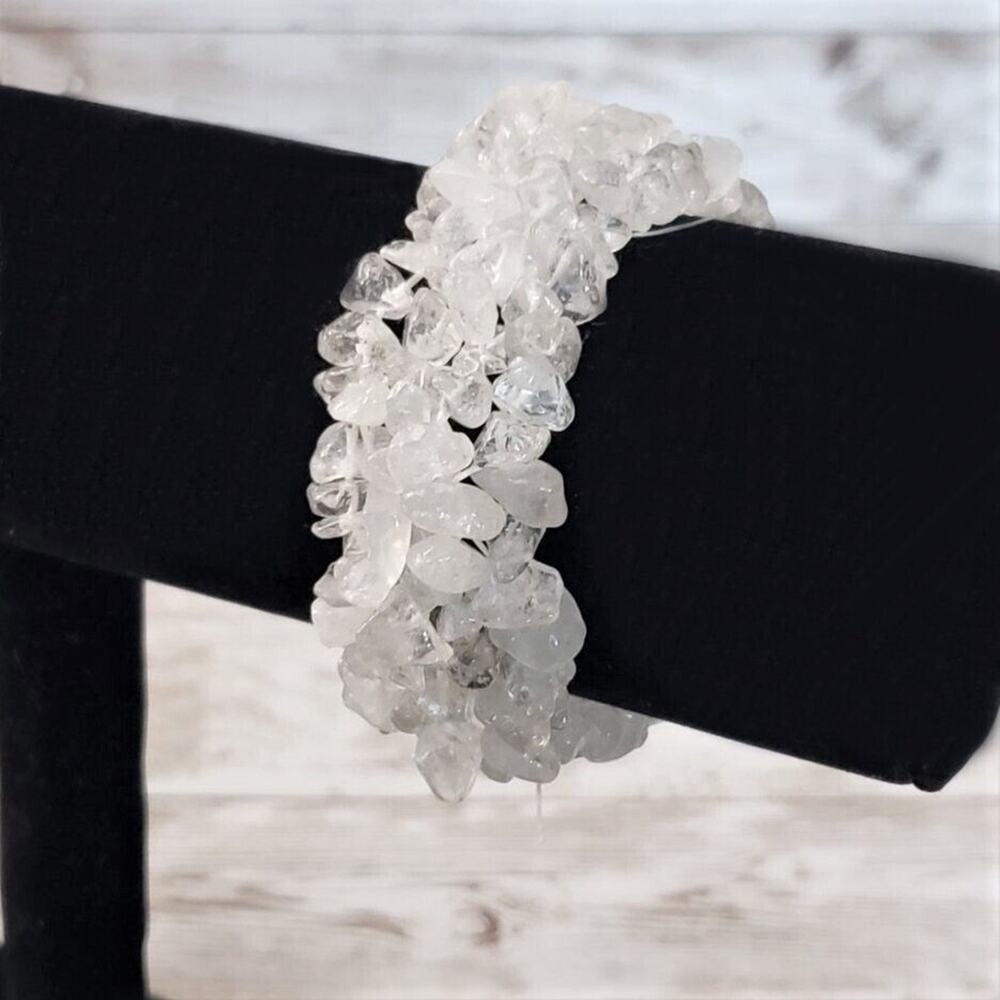 Vintage Stretch Bracelet - Frosted & Chunky - Some Loose- Stretch Cord